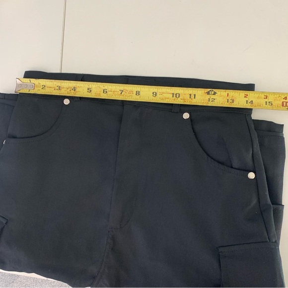 Boohoo Black Cargo Midi Skirt W/ Pockets Size 6 *NWTS* - Picture 10 of 10